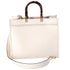FENDI Sunshine Medium Tote Bag 8BH386-ABVL Cream Leather